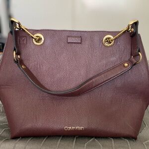 Calvin Klein Sonoma Tote Handbag
Burgundy